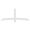 Ekena Millwork Bellingham Architectural Grade PVC Gable Bracket, 96"W x 40"H x 4"D x 6"F, 10/12 Pitch GBP096X40X0406BEL00 - alternate 4
